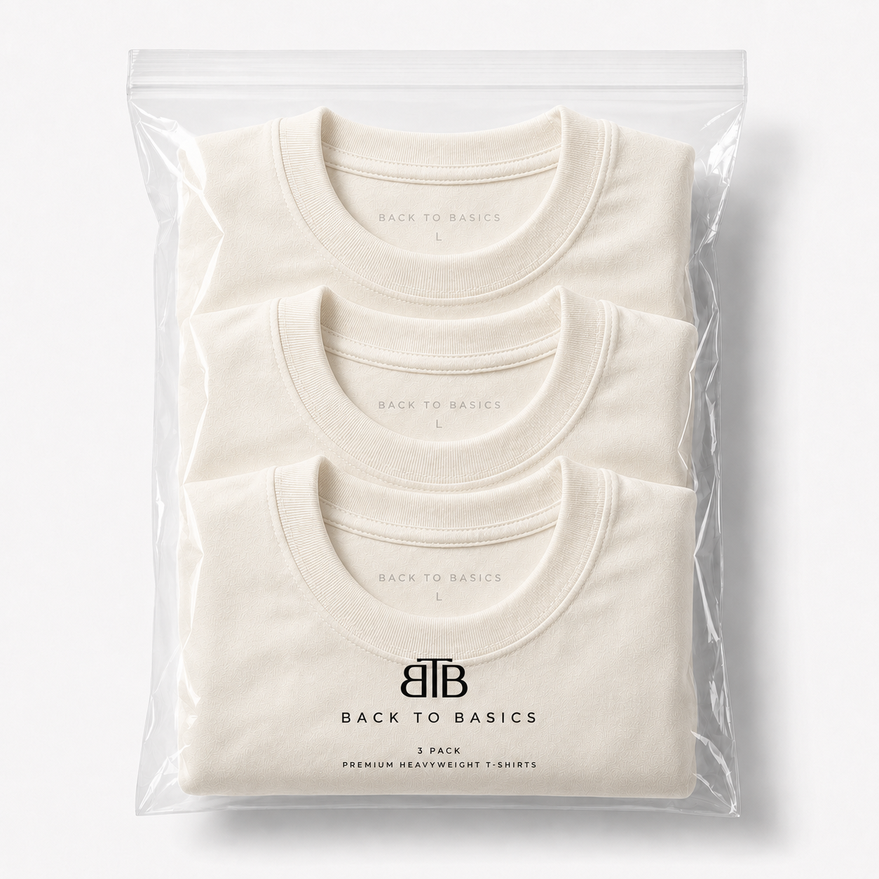 3 PACK HEAVYWEIGHT BTB OFF-WHITE