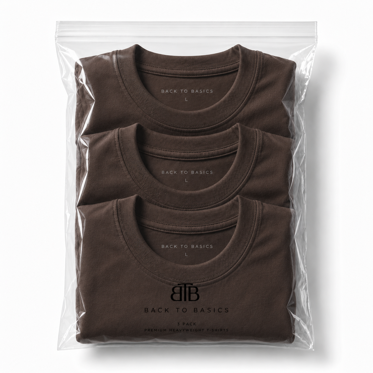 3 PACK HEAVYWEIGHT BTB MARROM