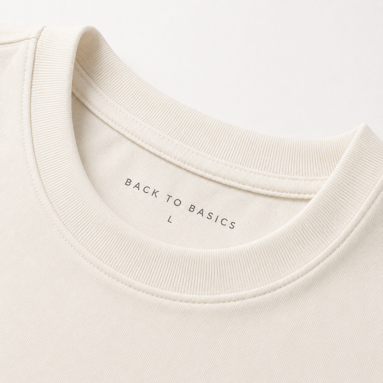 BTB T-SHIRT OFF WHITE